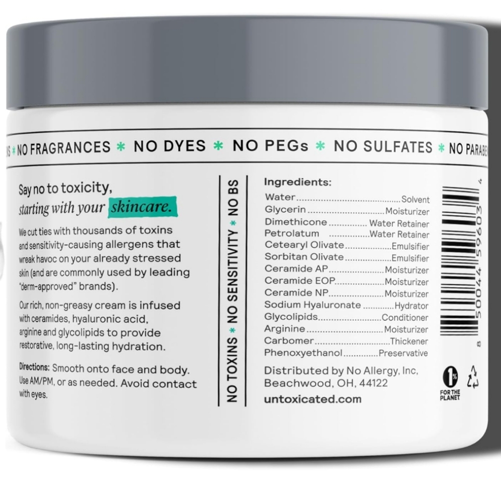 Untoxicated - Moisture Boost Hydrating Cream - 10 fl oz - Picture 6 of 8